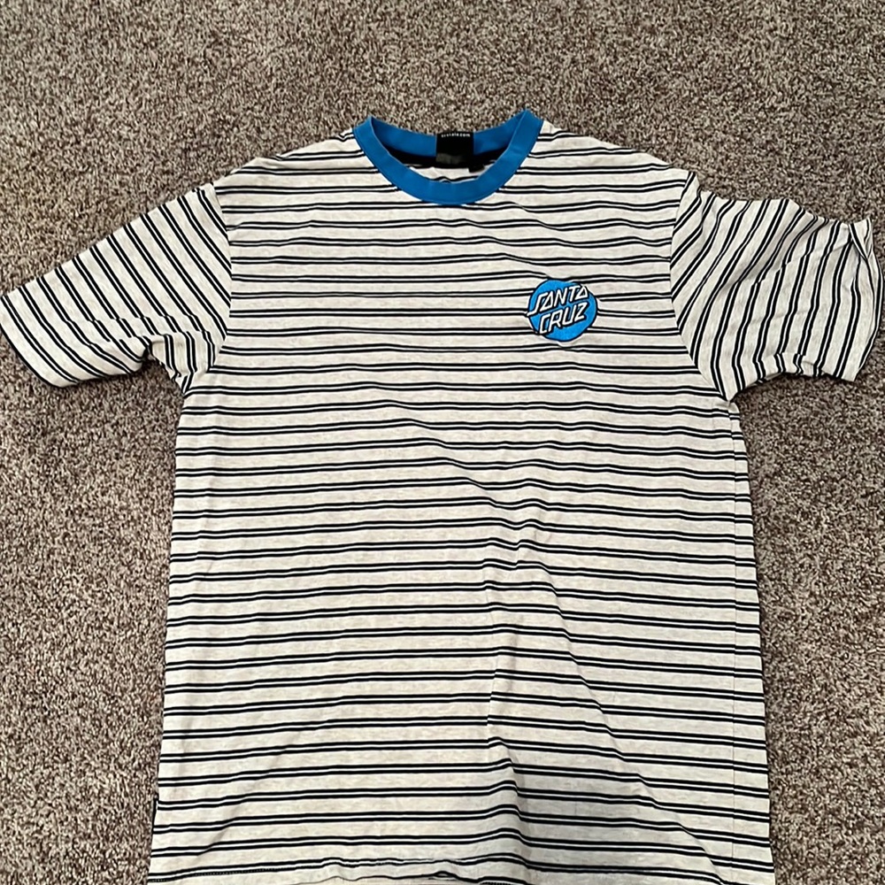 Santa Cruz men’s medium striped shirt